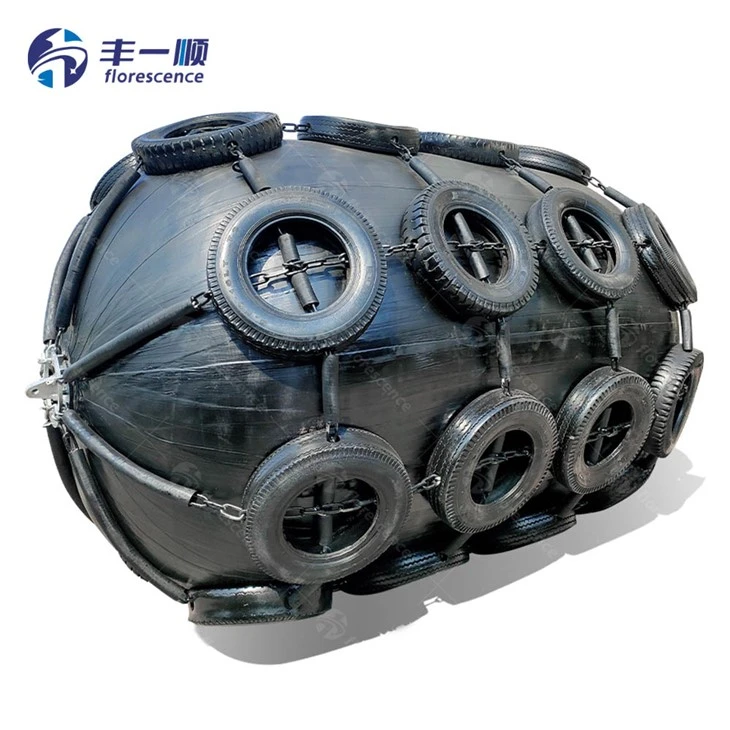 Pneumatic Rubber Fender With Chain And Net
